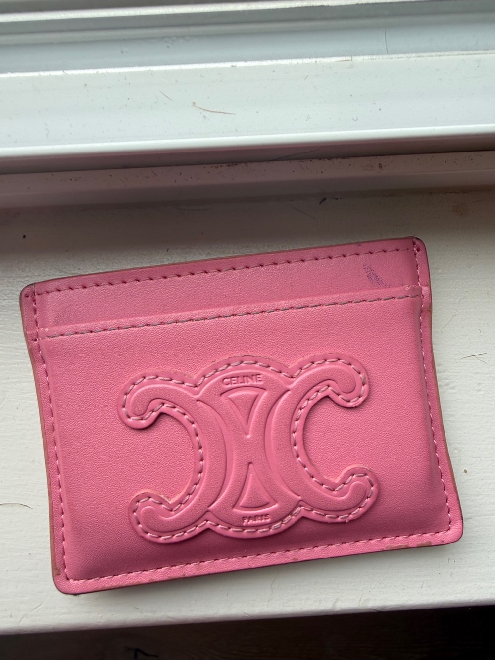 Pink Name Brand Card Holder